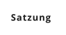 Satzung